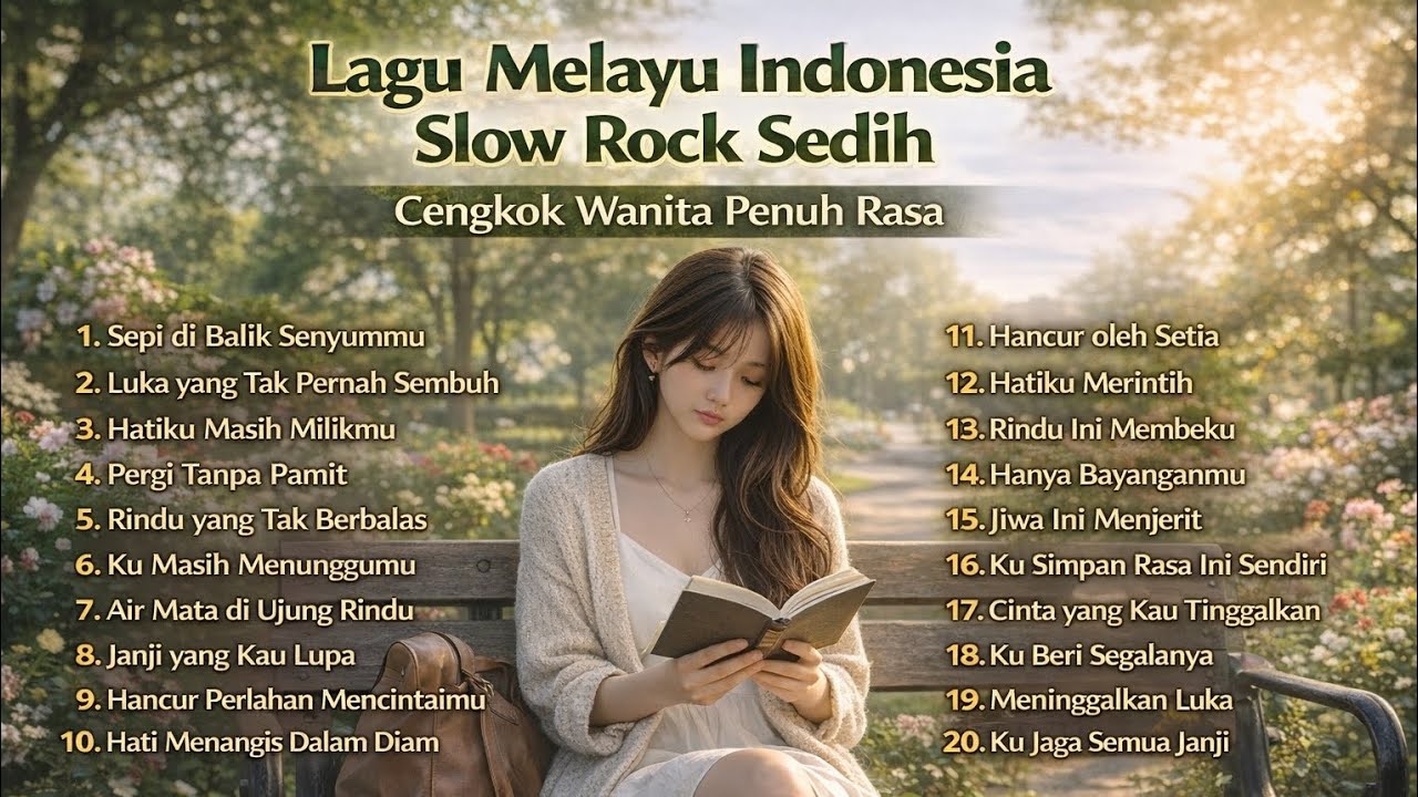 Lagu Melayu Indonesia Slow Rock Sedih | Cengkok Wanita Penuh Rasa