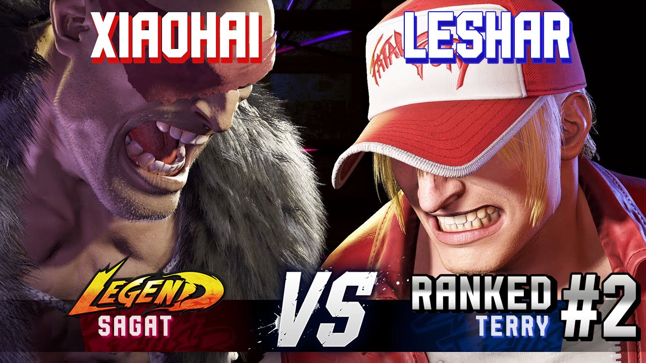 SF6 ▰ XIAOHAI (Sagat) vs LESHAR (#2 Ranked Terry) ▰ High Level Gameplay