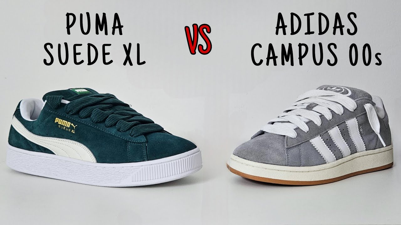 Puma Suede XL против Adidas Campus 00s | Сходства и различия |