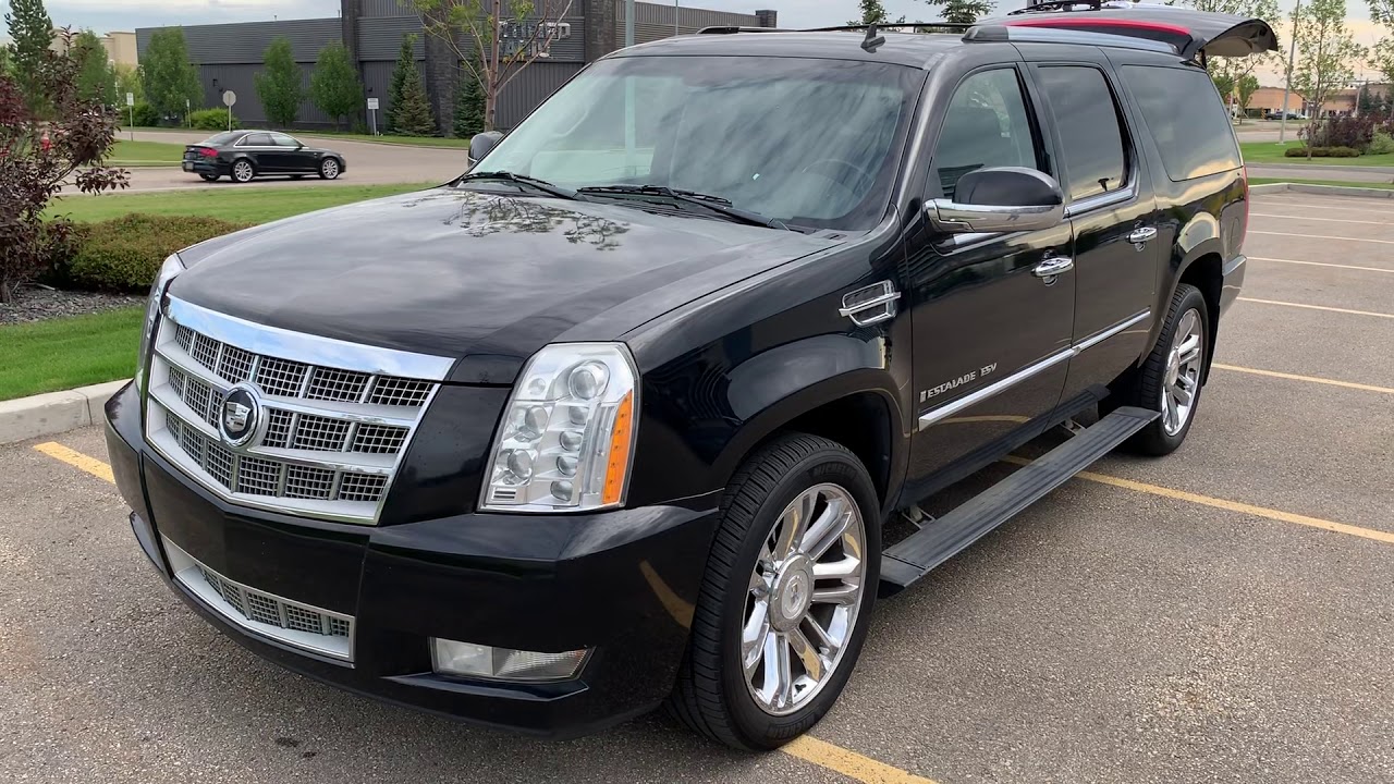 Feature Video Walk-around on 2009 Cadillac Escalade ESV from Porsche Centre Edmonton
