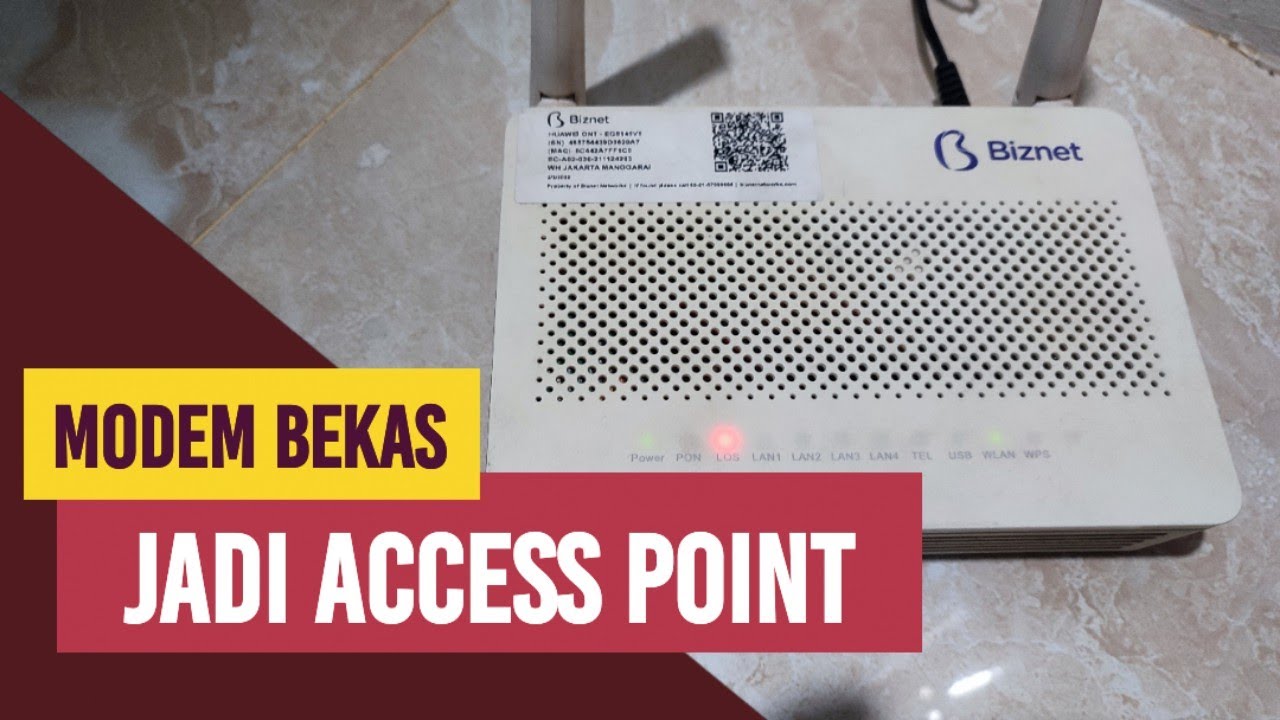 Cara Setting Modem Biznet Huawei EG8145V5 Jadi Access Point 🔧 Wifi Kencang Tanpa Ribet