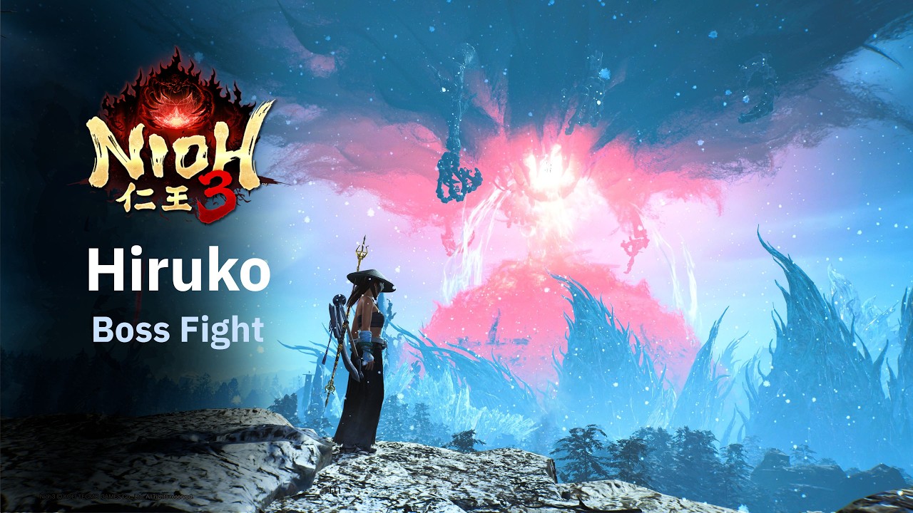 Nioh 3 - Hiruko Boss Fight - 4K