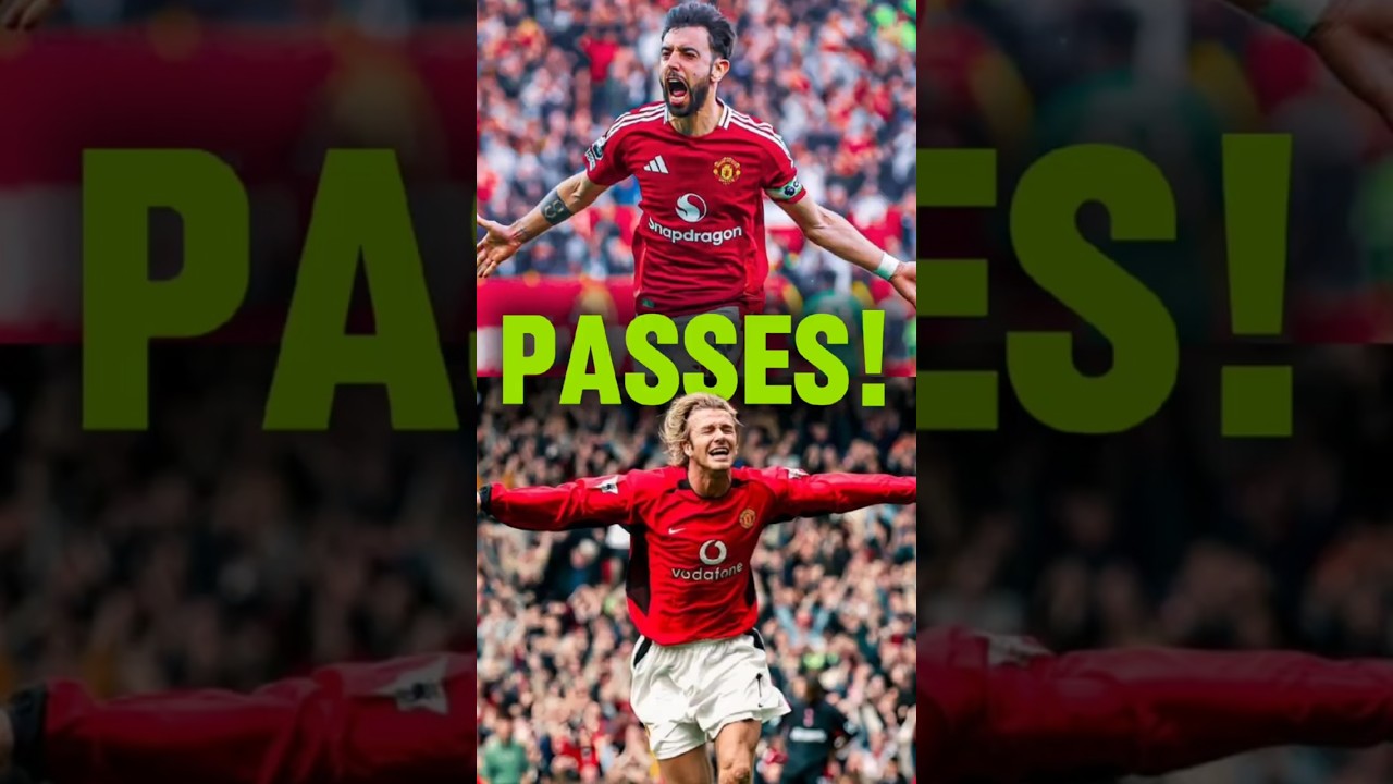 History Made! Bruno Surpasses Beckham at Man United! 🔥⚽
