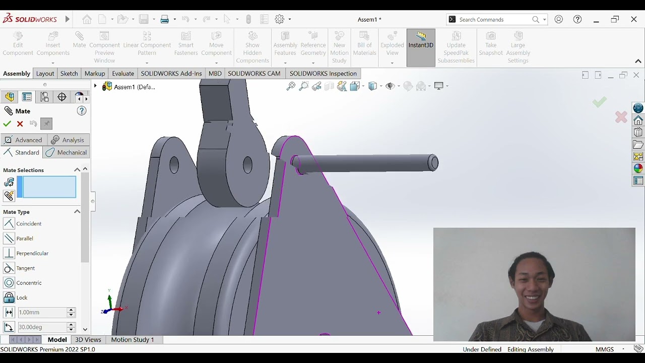 assembly dan drawing katrol