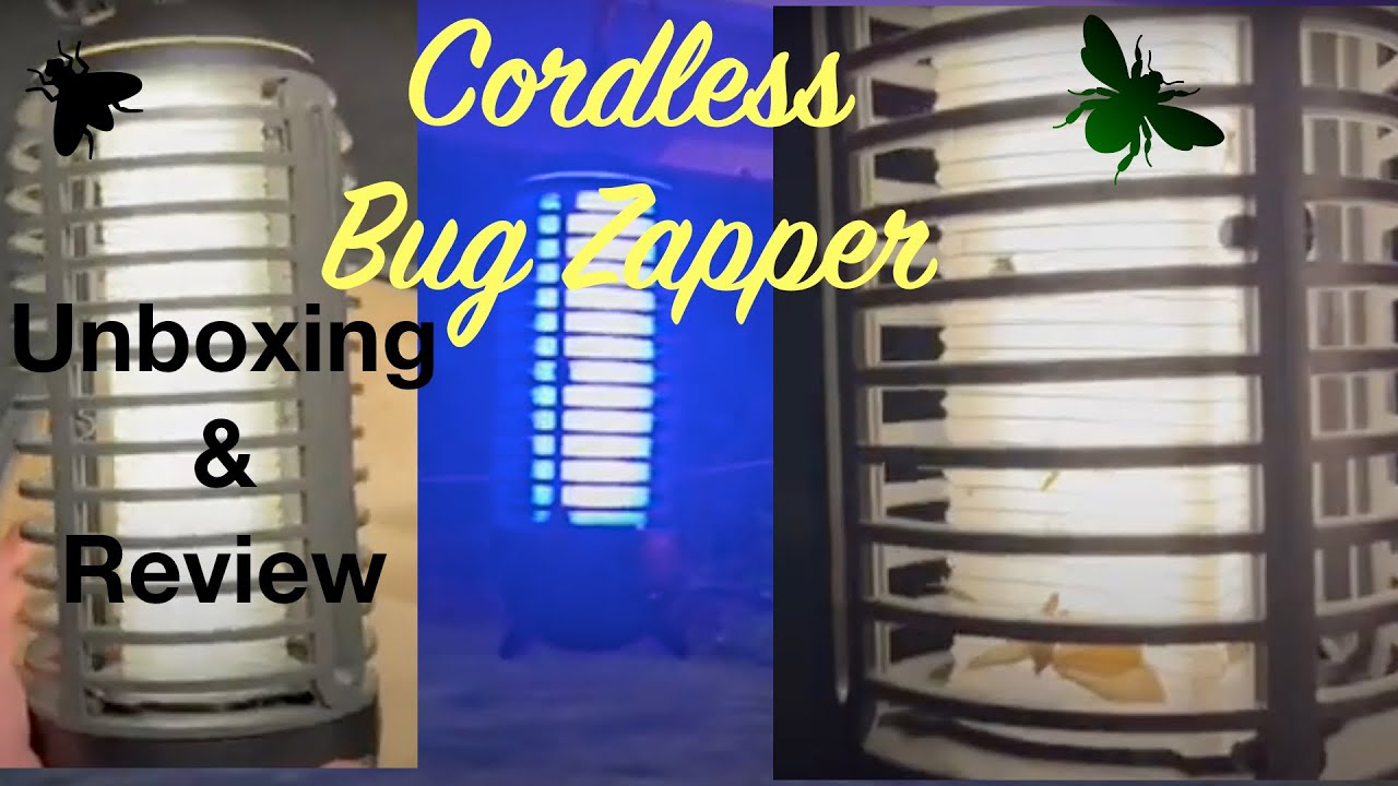 Cordless Bug Zapper Outdoor & Fly Zapper Indoor & Portable Unboxing and Review [Bug Zapper Review]
