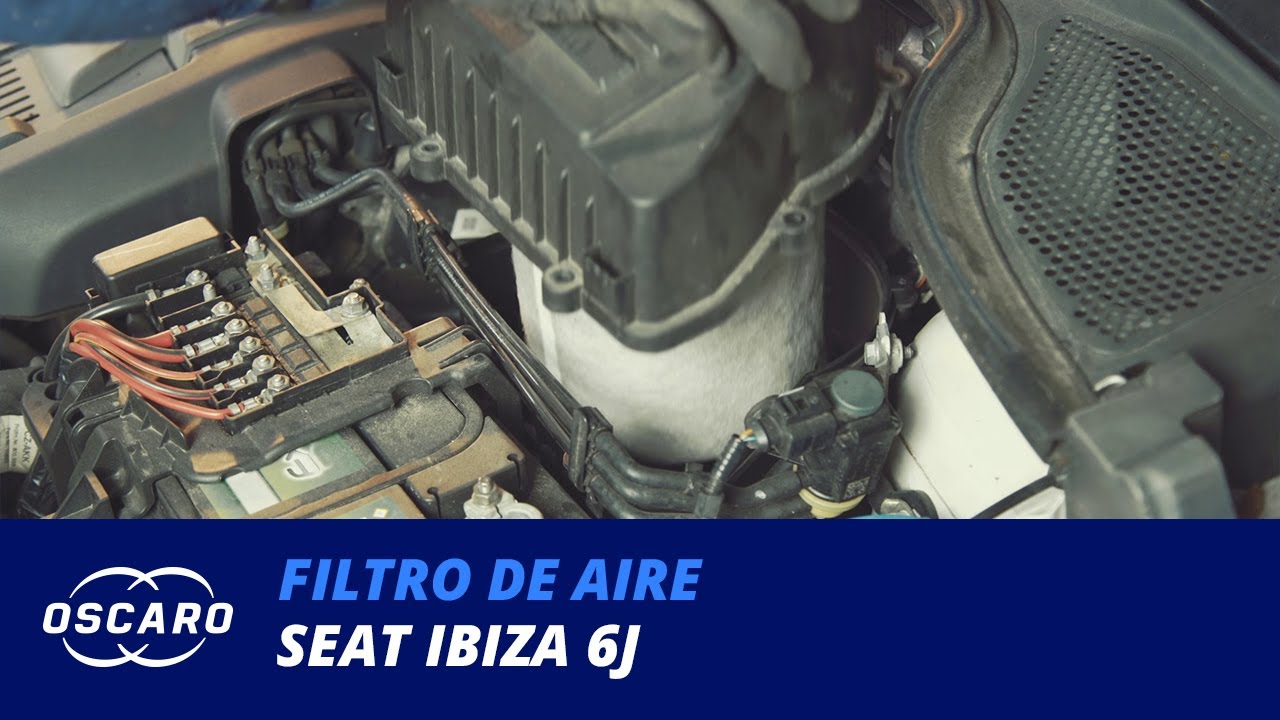 Cómo cambiar el filtro de aire en un Seat Ibiza 6j - Tutoriales Oscaro