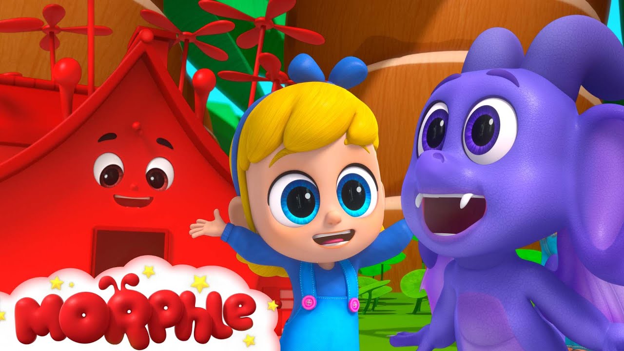 Flying Red House! | Morphle and Gecko's Garage - Cartoons for Kids | Kids Entertainment