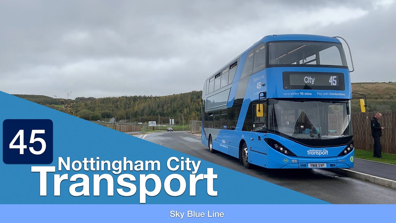 Nottingham City Transport 435 Scania N280UD ADL Enviro400 City CBG | Sky Blue Line 45