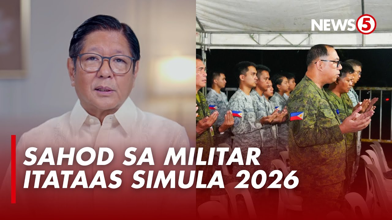 Sahod ng mga military at uniformed personnel, itataas simula 2026