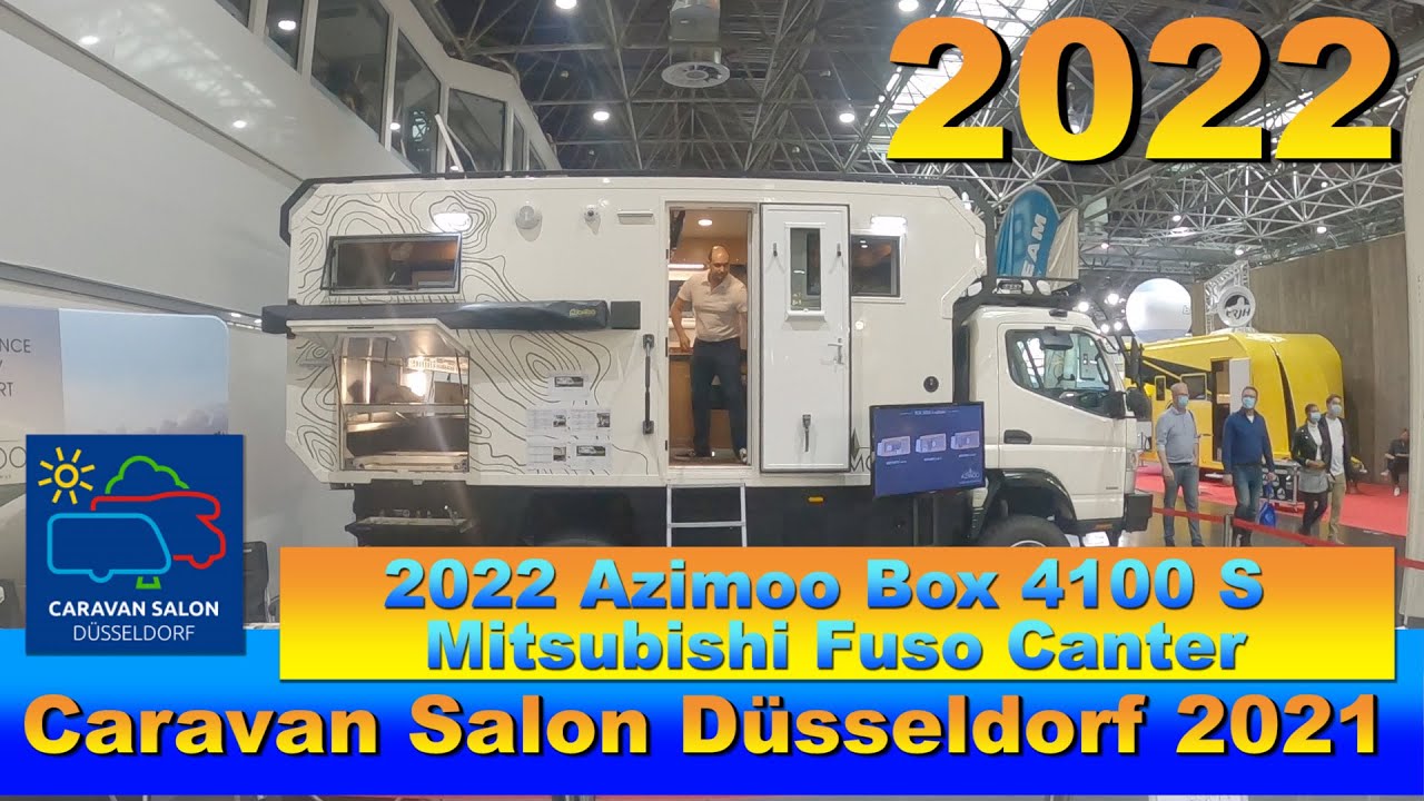 2022 Azimoo Box 4100 S Mitsubishi Fuso Canter Walkaround Caravan Salon D&uuml;sseldorf 2021