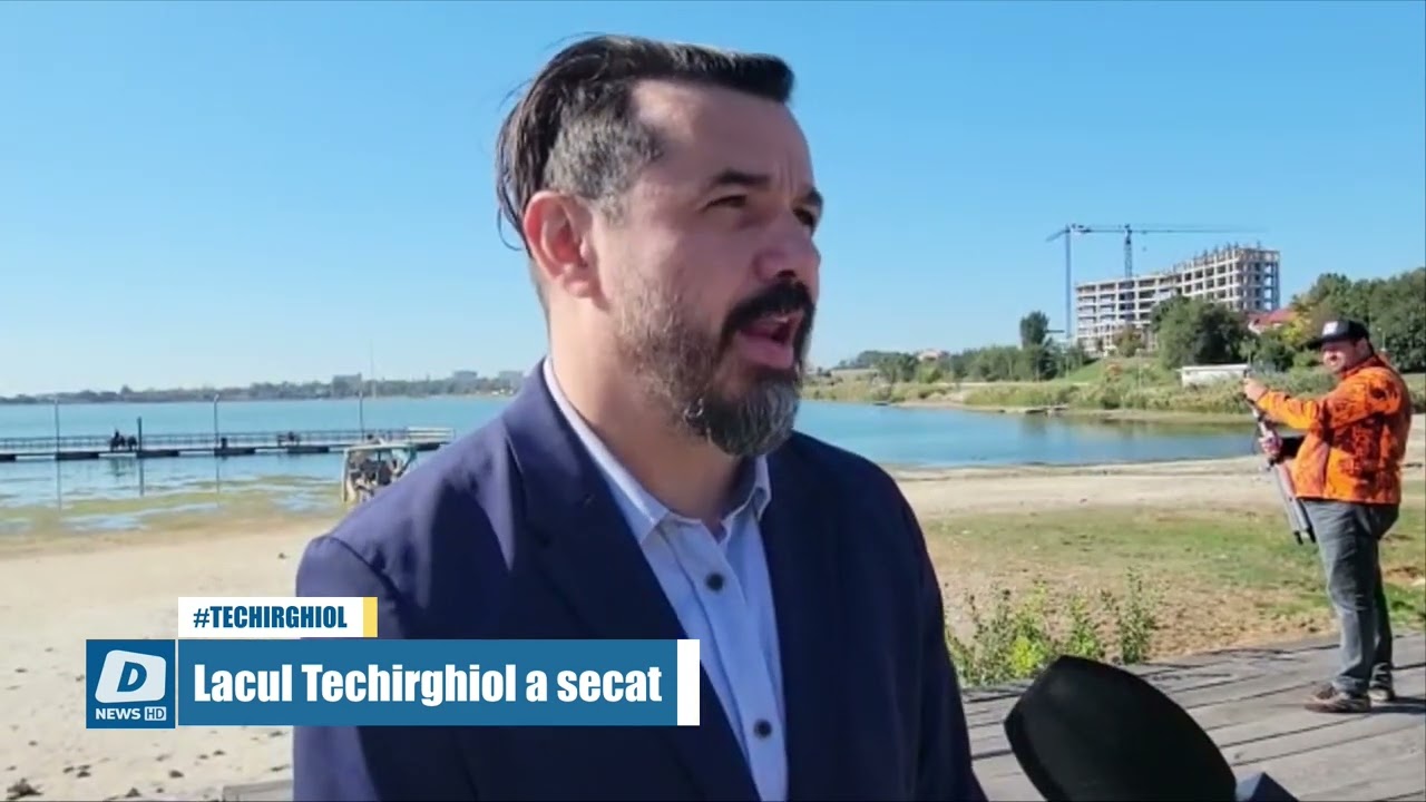 Lacul Techirghiol a secat