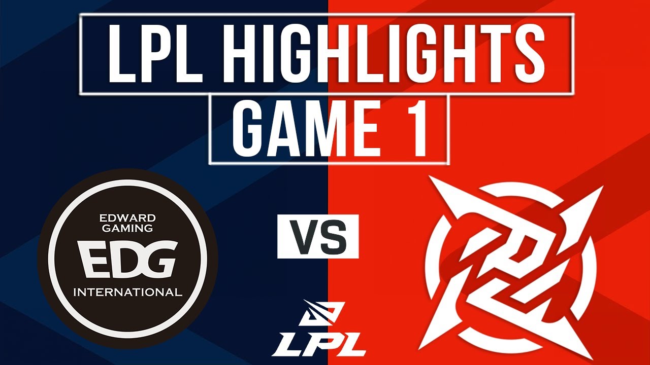 EDG vs NIP Highlights Game 1 | LPL 2026 Split 1 | EDward Gaming vs Ninjas in Pyjamas