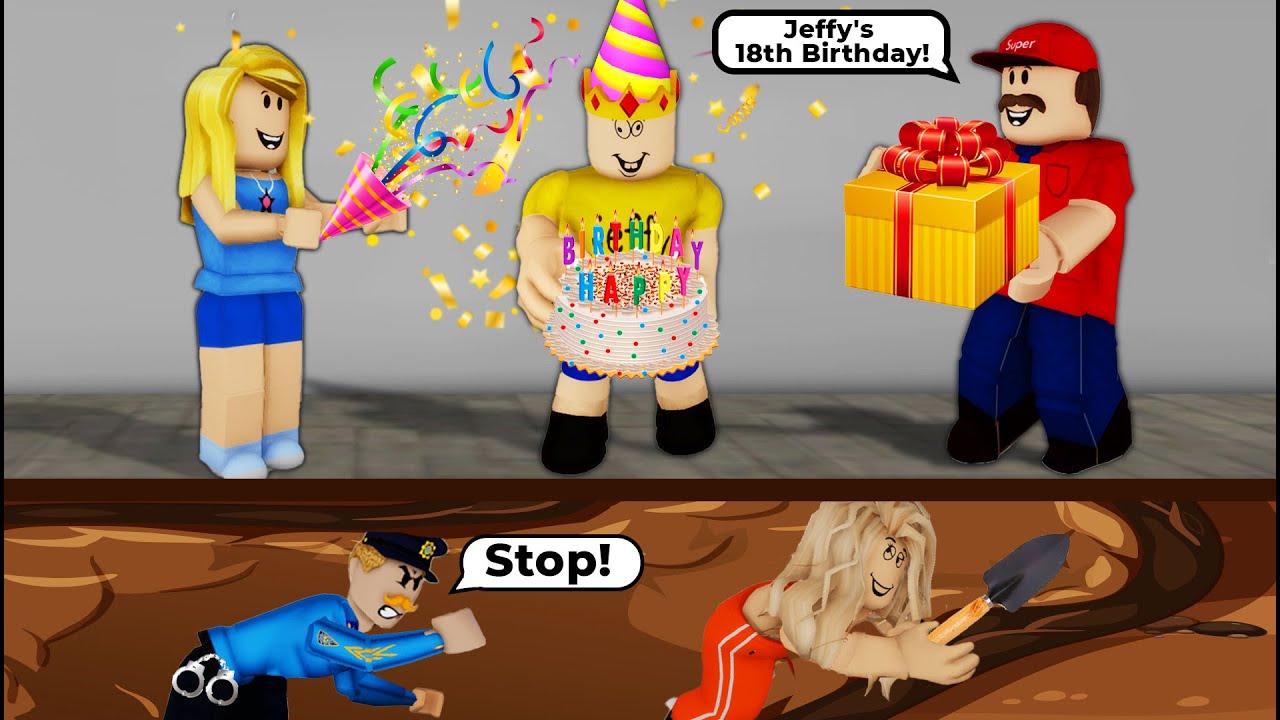SML ROBLOX: Jeffy's 18th Birthday (Part 1) ROBLOX Brookhaven 🏡RP - Funny Moments