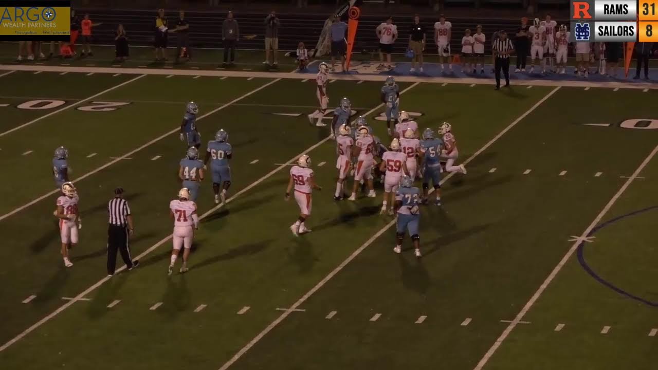 Mona Shores Sailors Varsity Football vs Rockford Rams! Live!