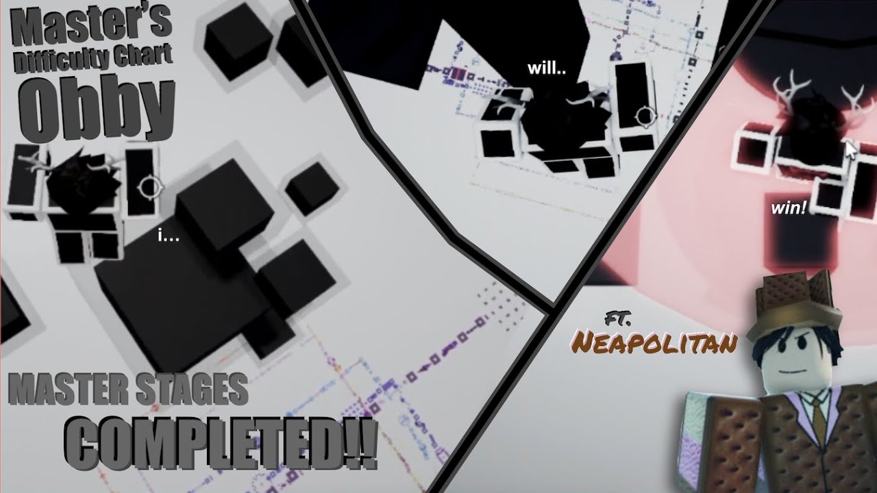 there is a GOD?!?! // i completed Master's Difficulty Chart Obby MASTER Stages.. (356 - 360)