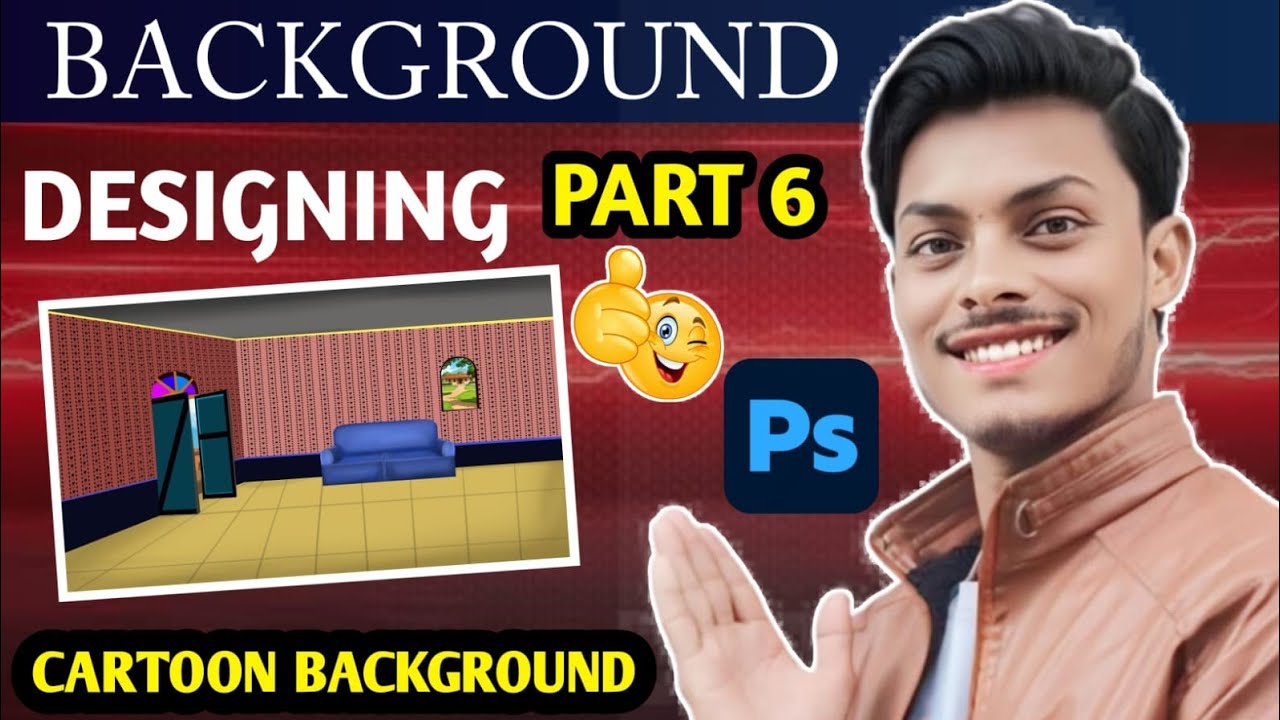 HOW TO MAKE CARTOON BACKGROUND PROFESSIONAL DESIGNING CLASS 6 FULL TUTORIAL @umalokbhai