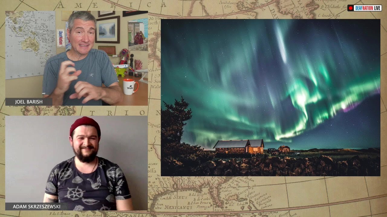 Adam Skrzeszewski, a well known Deaf Icelandic photographer