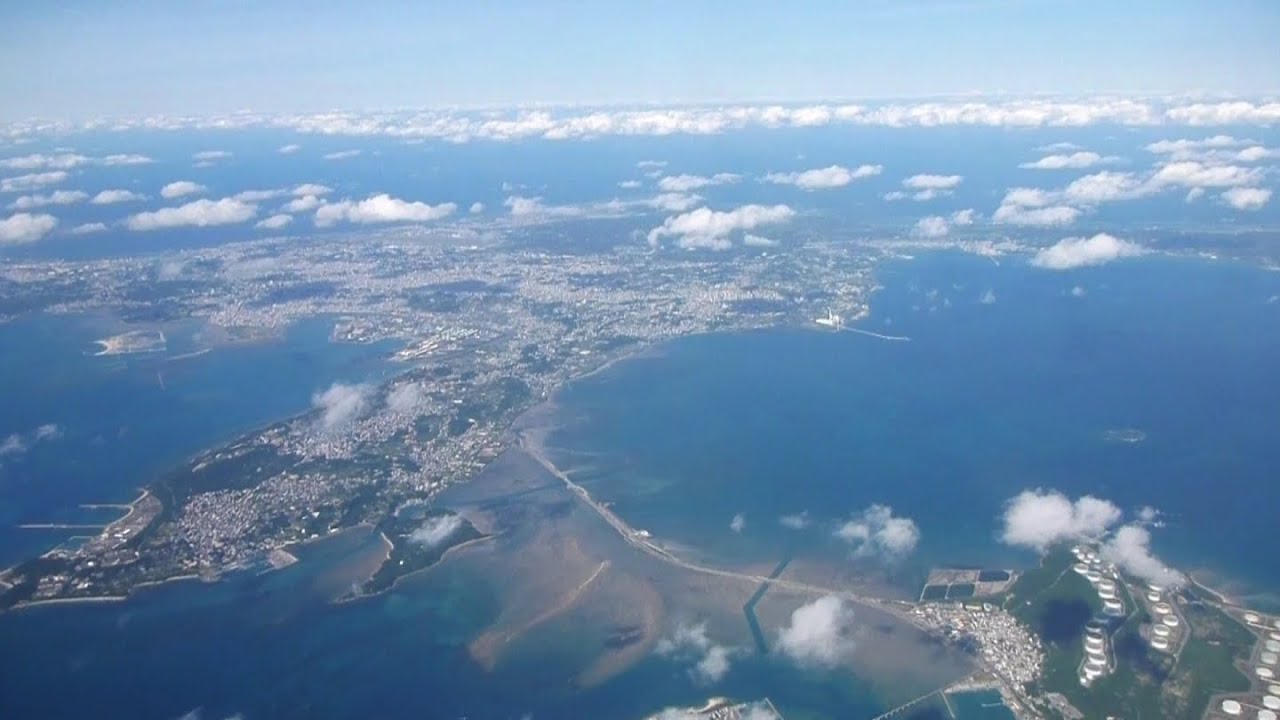 【機窓】那覇空港 (OKINAWA NAHA AIRPORT)【着陸】【RWY36】2019/11