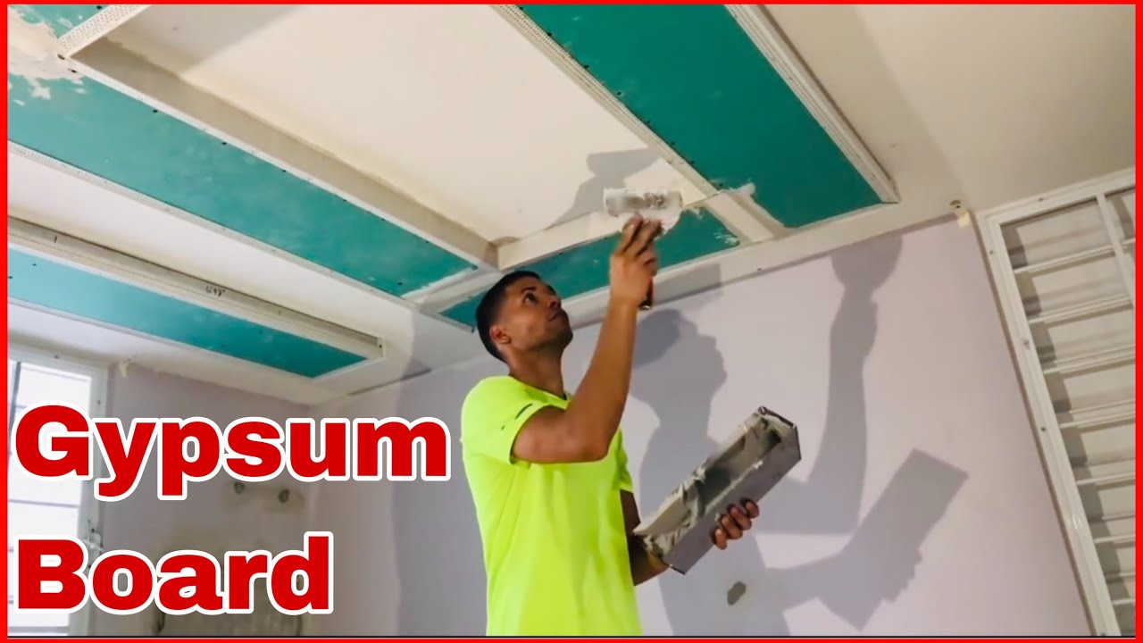 Como hacer la conexión eléctrica de un trabajo en Gypsum Board, Drywall, Tabla de Yeso.