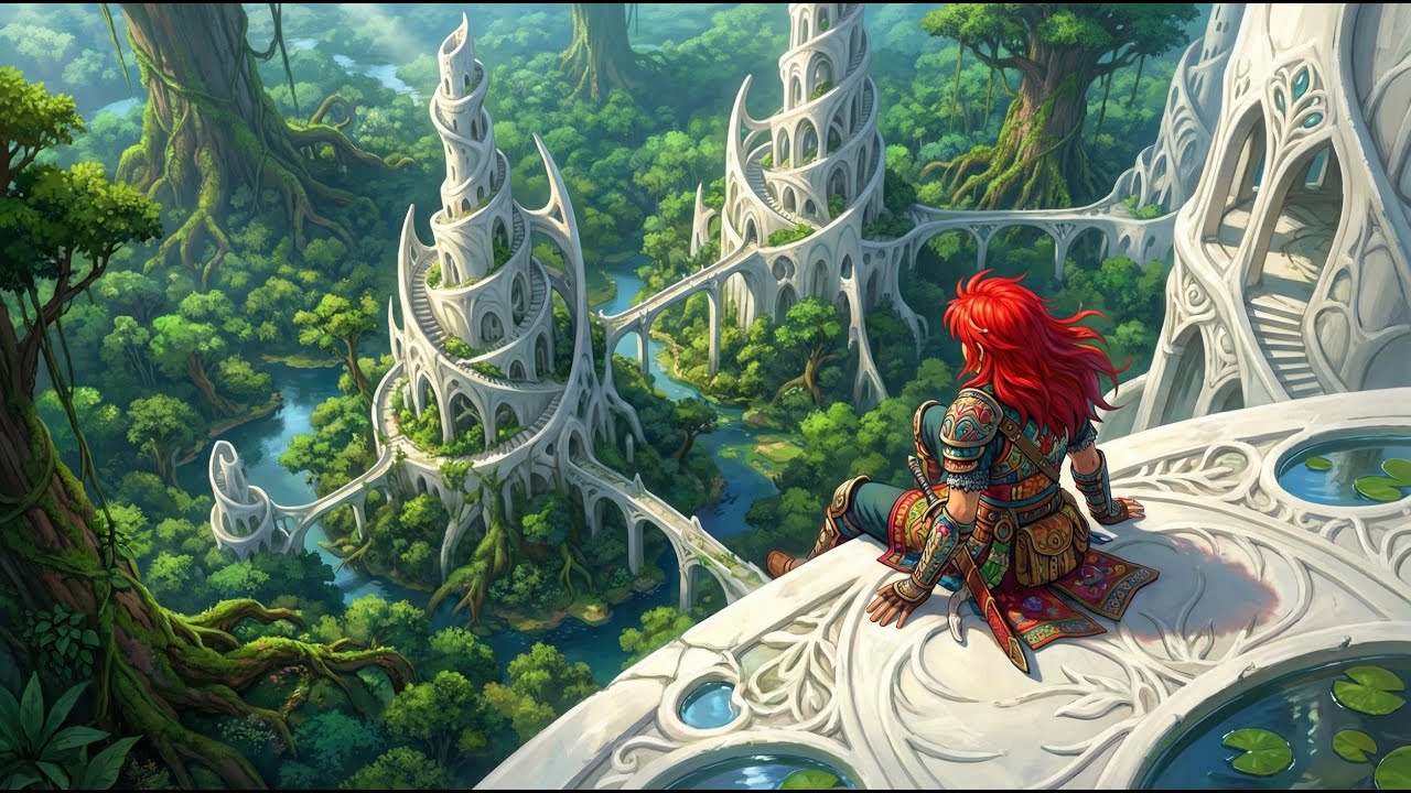 White Citadel - Ethereal Fantasy Music Ambience for Meditation and Focus - 4K