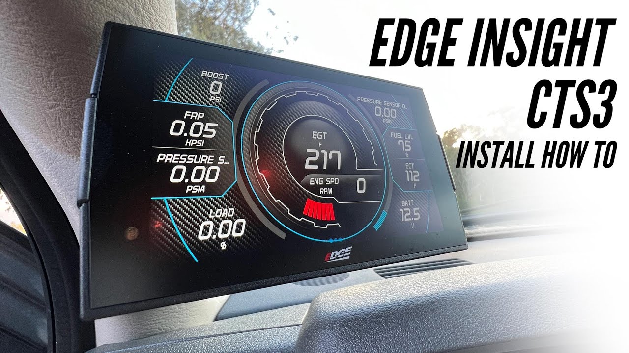 Edge Insight CTS3 Install How To (EGT, Fuel Pressure, Oil Pressor) On a 3rd Gen Cummins