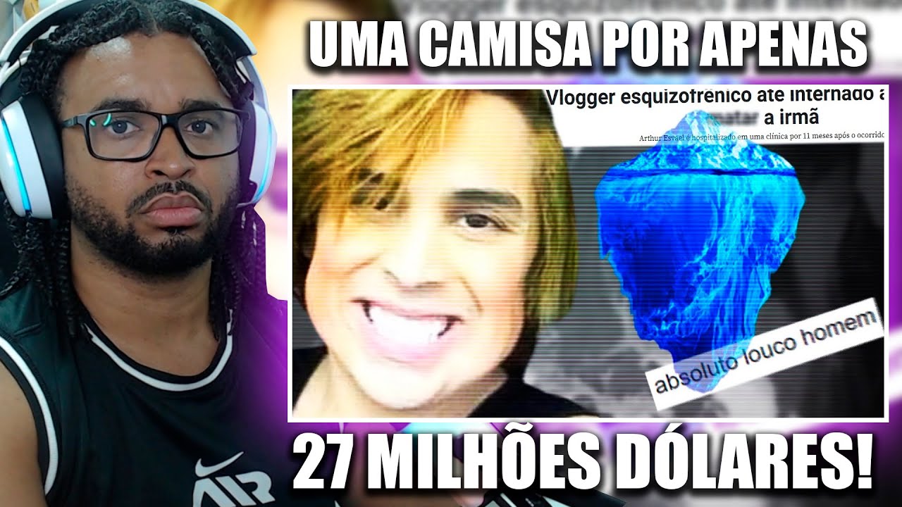 O Iceberg do Arthur Esvael | ALEXANDRE NA ÁREA #react