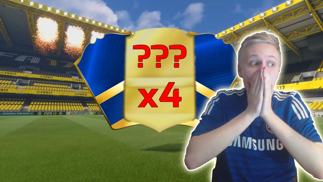 [DANSK] 4 WALKOUTS OG 1 TOTS I MIN BEDSTE FIFA 17 PACK OPENING NOGENSINDE! - FIFA 17 PACK OPENING