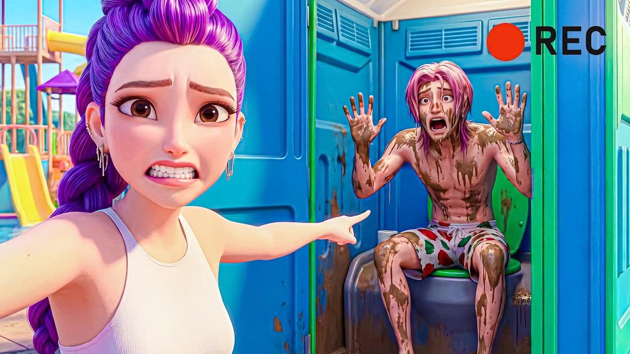 😱 VLOG: WHAT DID RUMI JUST DISCOVER?! Romance saja Trapped in a Portable Toilet | KPDH Funny Moments