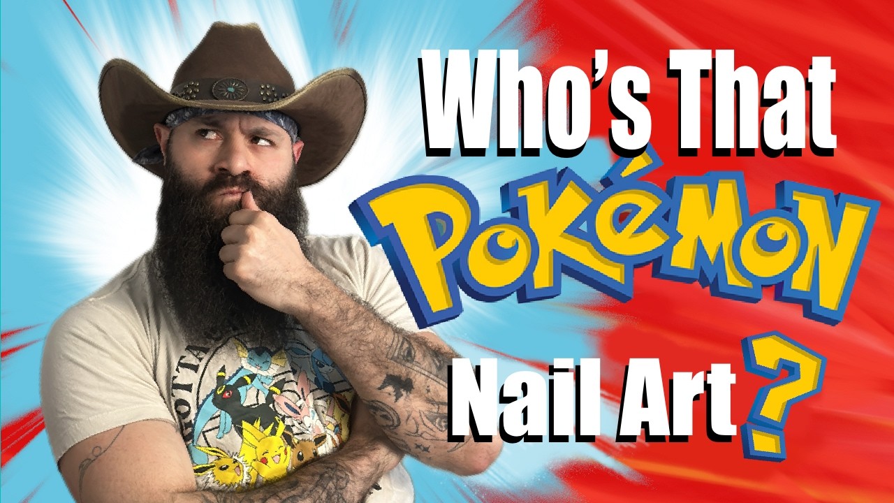 Who’s That Pokemon Nail Art?! Video Game Nail Art Tutorial 💅