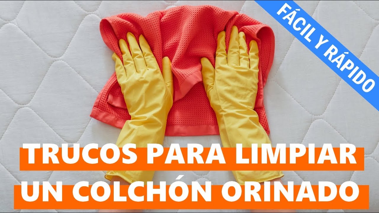 Cómo limpiar un colchón orinado