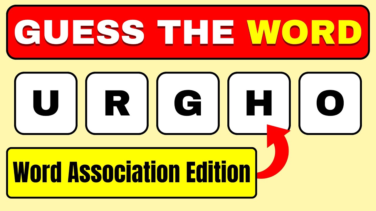 Guess The WORD | Scramble Word Challenge Round 26 By Mindful Mosaic 2.0 | Word Association Edition