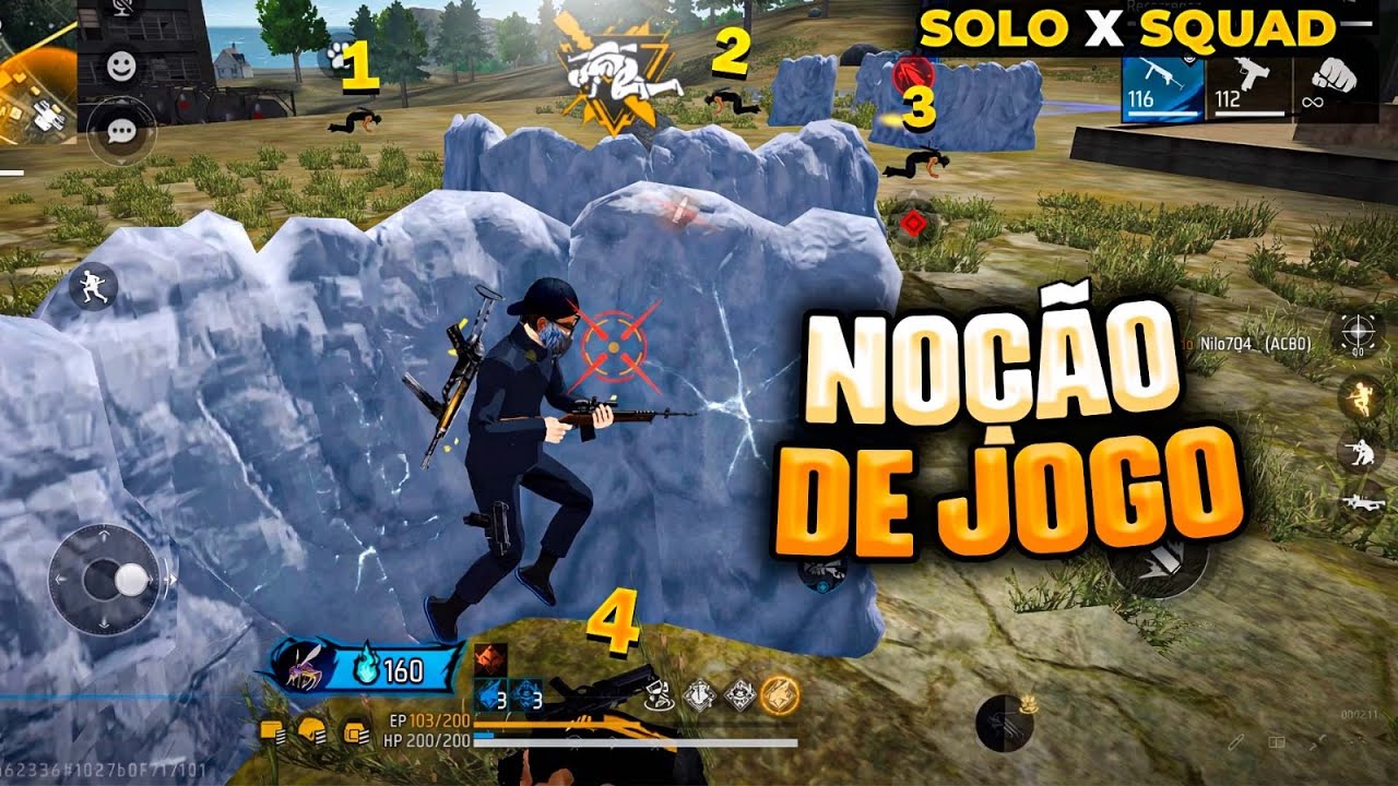 COM ESSAS DICAS VOCÊ VAI AMASSAR GERAL SOLO VS SQUAD NO FREE FIRE