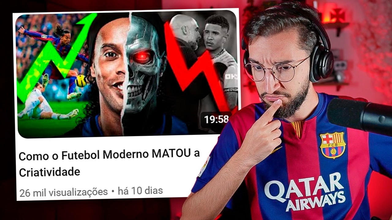 Como o Futebol Moderno MATOU a Criatividade