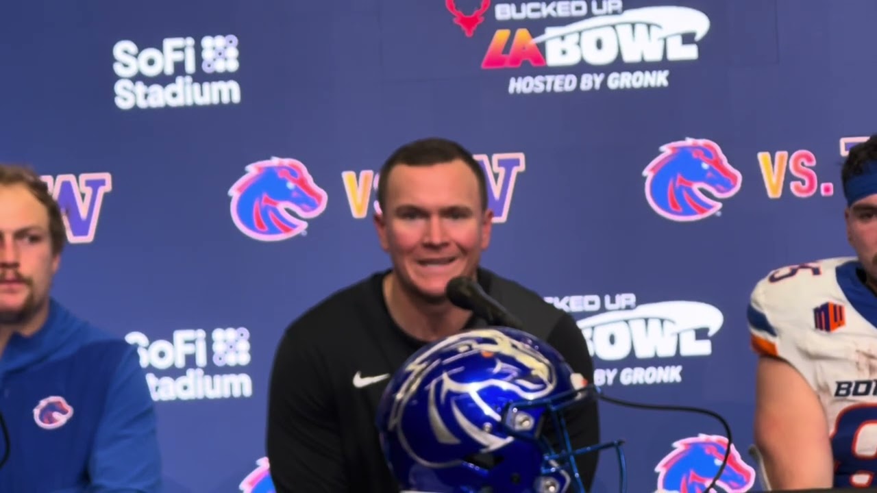 Boise State coach Spencer Danielson