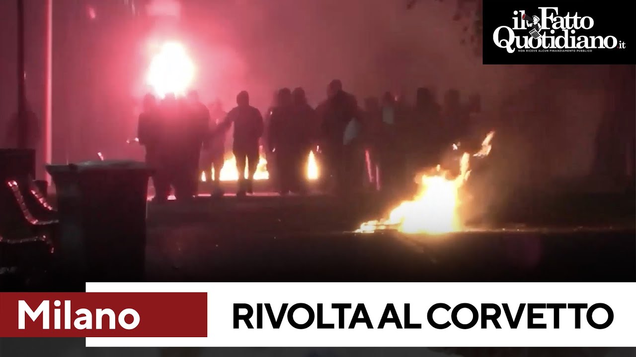 Milano, incendi e mezzi vandalizzati nel quartiere Corvetto per la morte di Ramy Elgaml