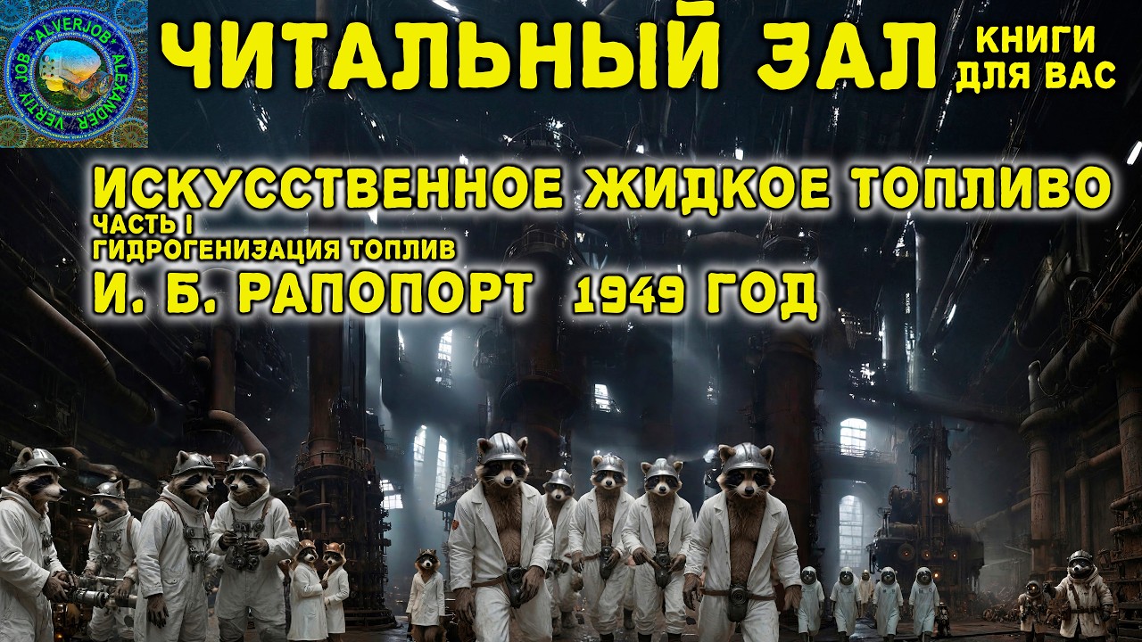 ИСКУССТВЕННОЕ ЖИДКОЕ ТОПЛИВО.   Часть I.    ГИДРОГЕНИЗАЦИЯ ТОПЛИВ.   И.  Б.  РАПОПОРТ. 1949 год.
