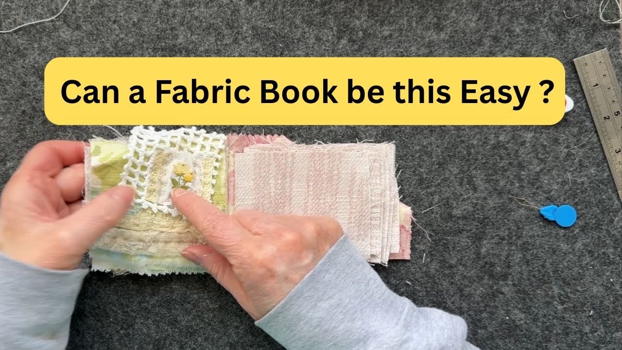 Quick and Easy Fabric Book Tutorial for Beginners!