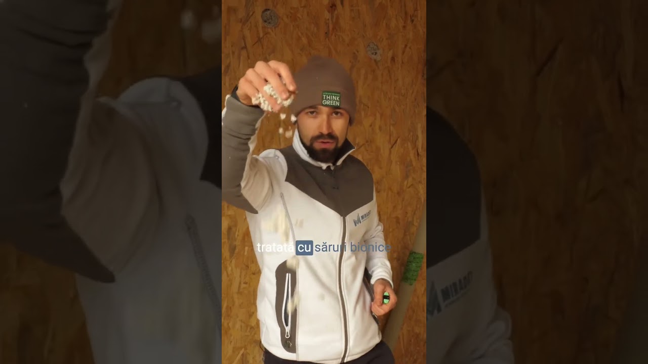1 min de eficientă energetică: izolație cu fibre de celuloză