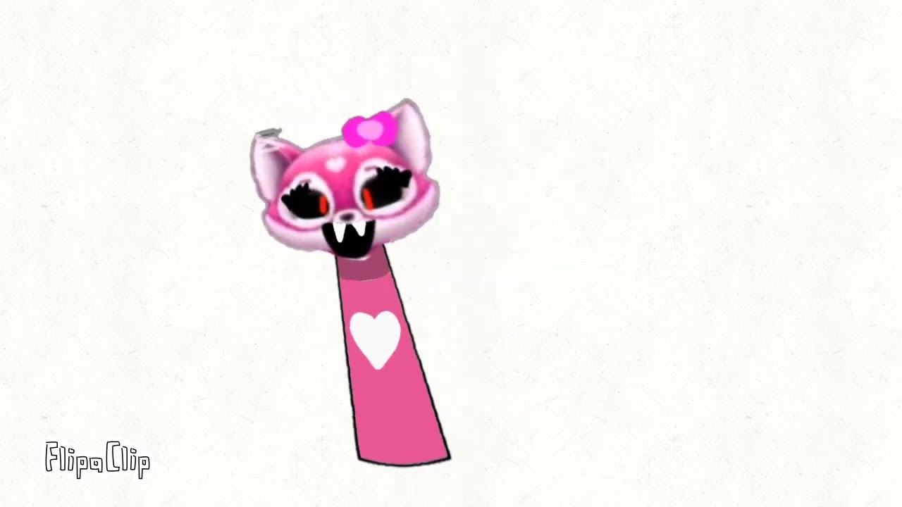 My sprunki oc pinky heart (from fluvsies)