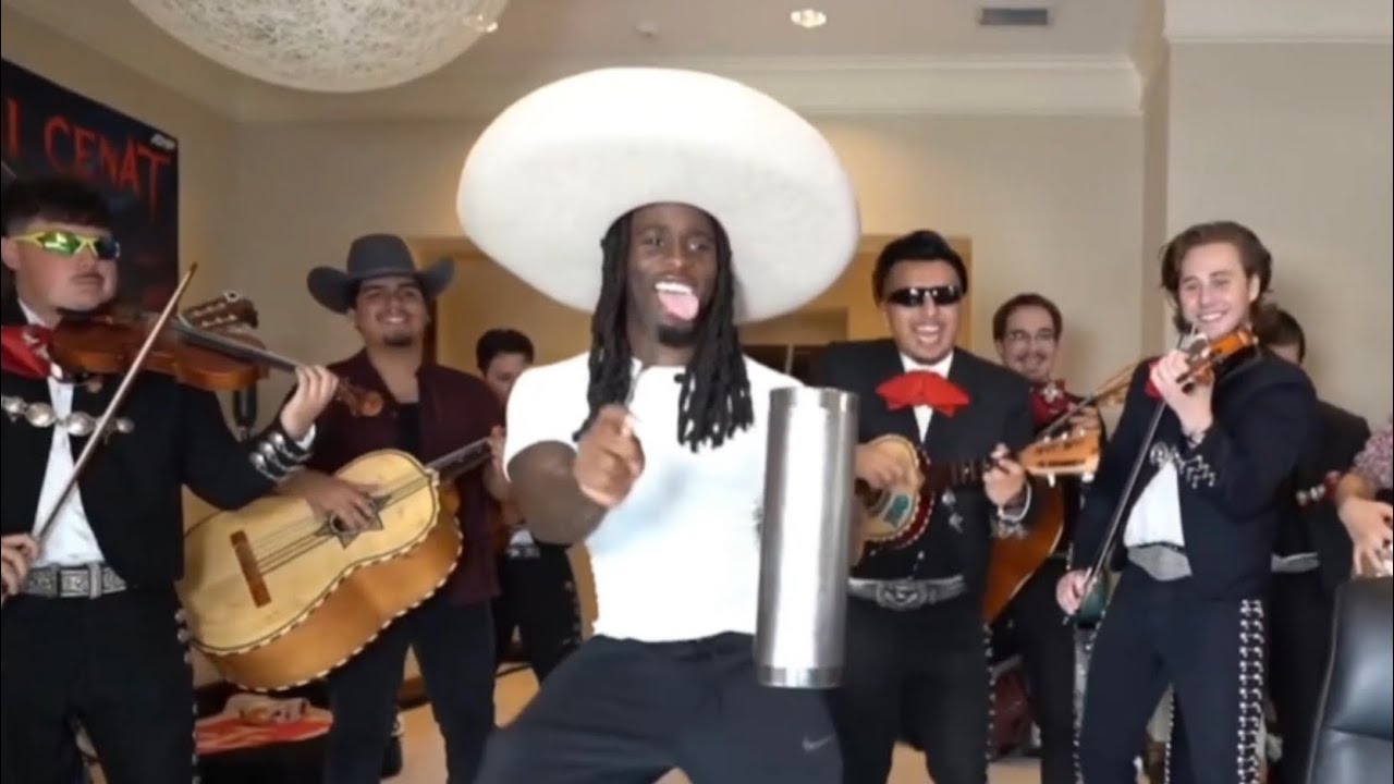 KaiCenat Joins BadBunny Mariachi Band