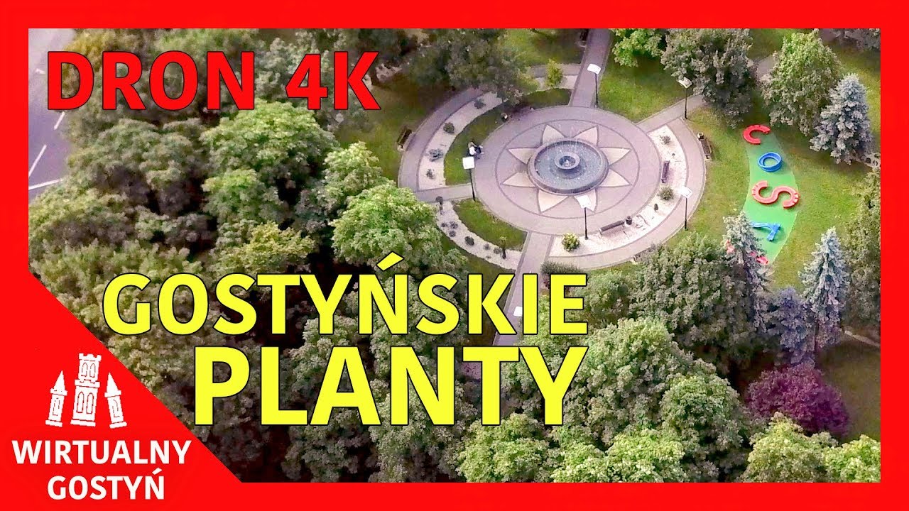 Gostyńskie Planty Dron 4K Gostyń z Powietrza - Wirtualny Gostyń