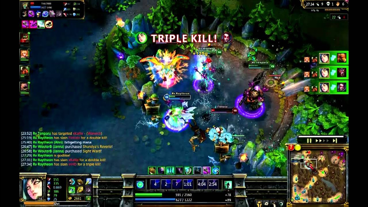 League of Legends - Go4LoL#86 Ahri Pentakill
