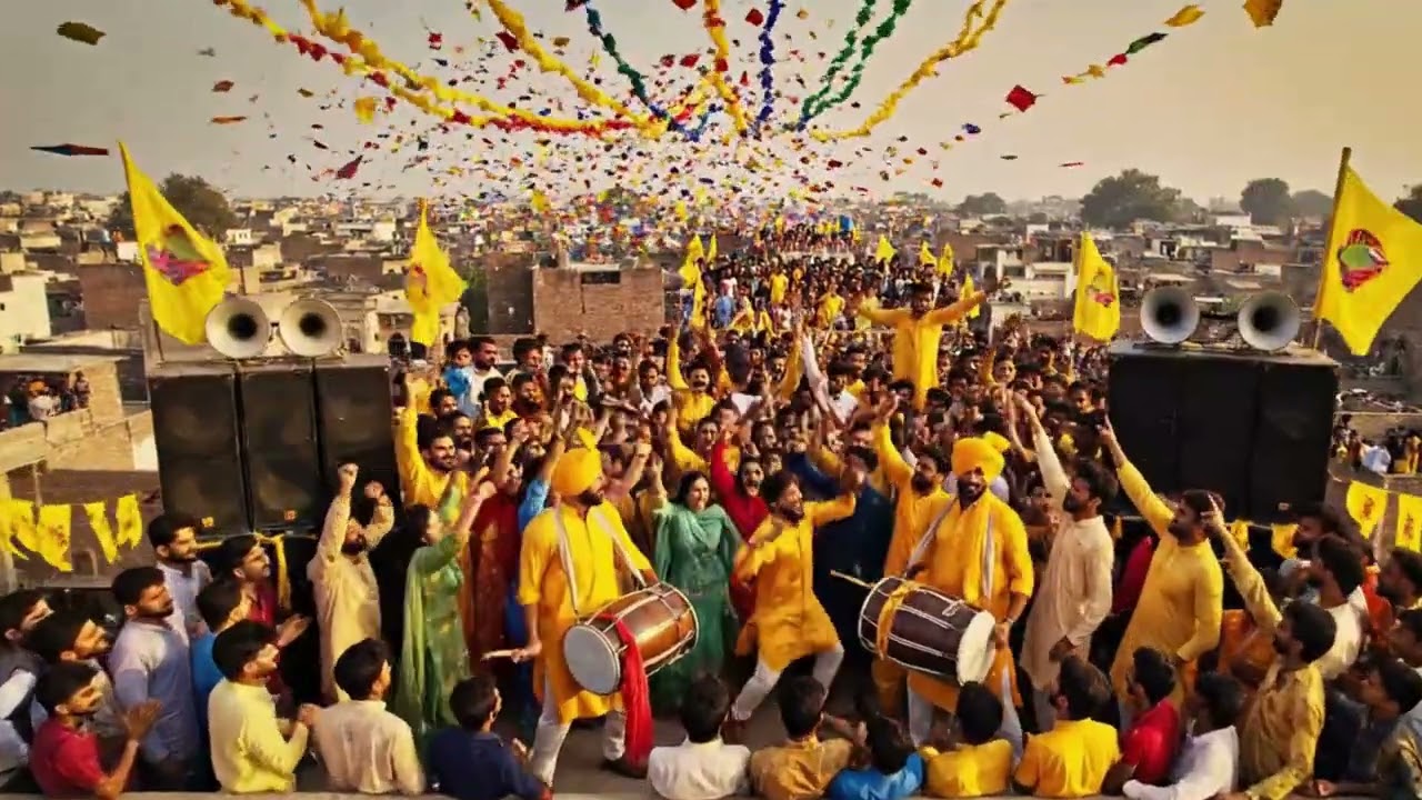 Basant Lahore Rap Song 2026 | Punjabi Dhol Basant Rap | Kite Festival Anthem