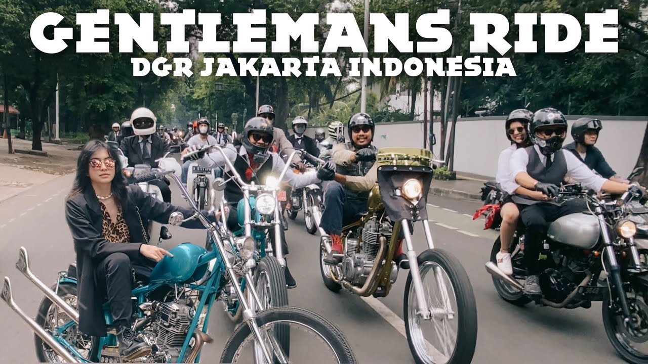DGR 2022 JAKARTA GENTLEMANS RIDE INDONESIA! RAME CUY!