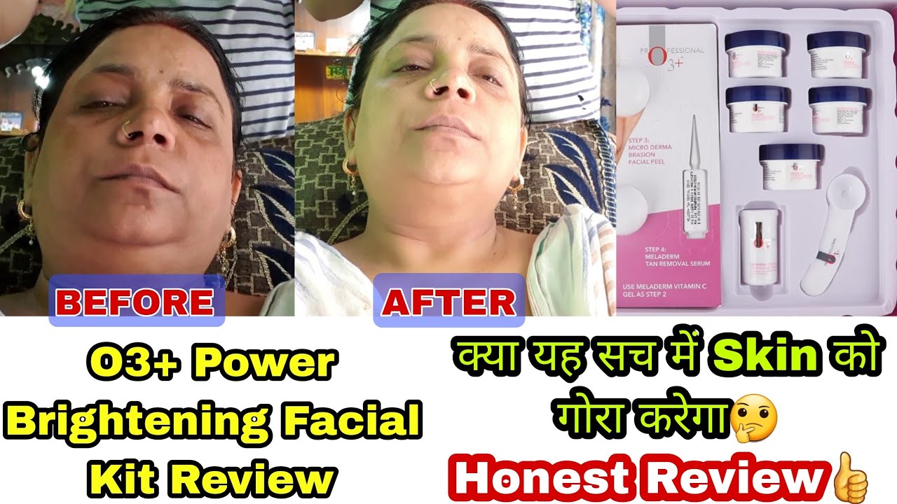 Professional o3+ Power Brightening Facial Kit for Brides |Best Fairness Facial kit for skinwhitening