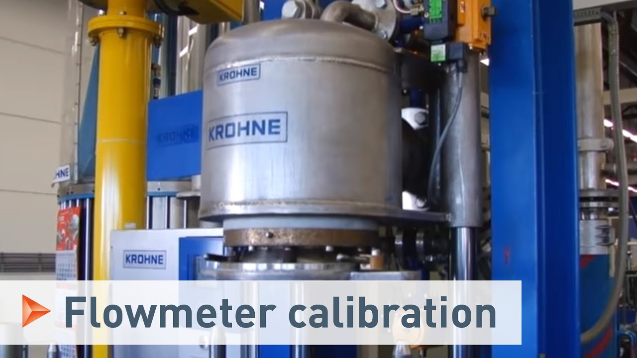 Calibration with a Piston Prover shown with an Ultrasonic Flowmeter | KROHNE