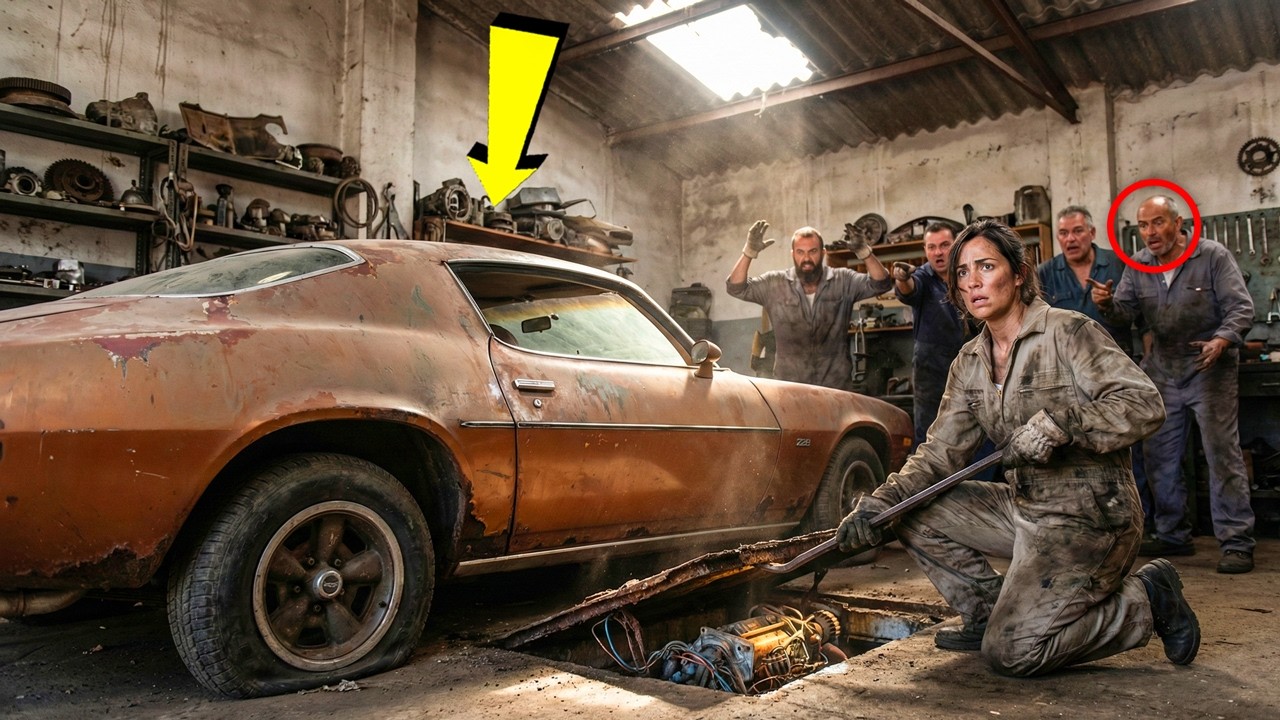 “Encontró un CAMARO Z28 olvidado… Lo que descubrió debajo enloqueció al taller.”