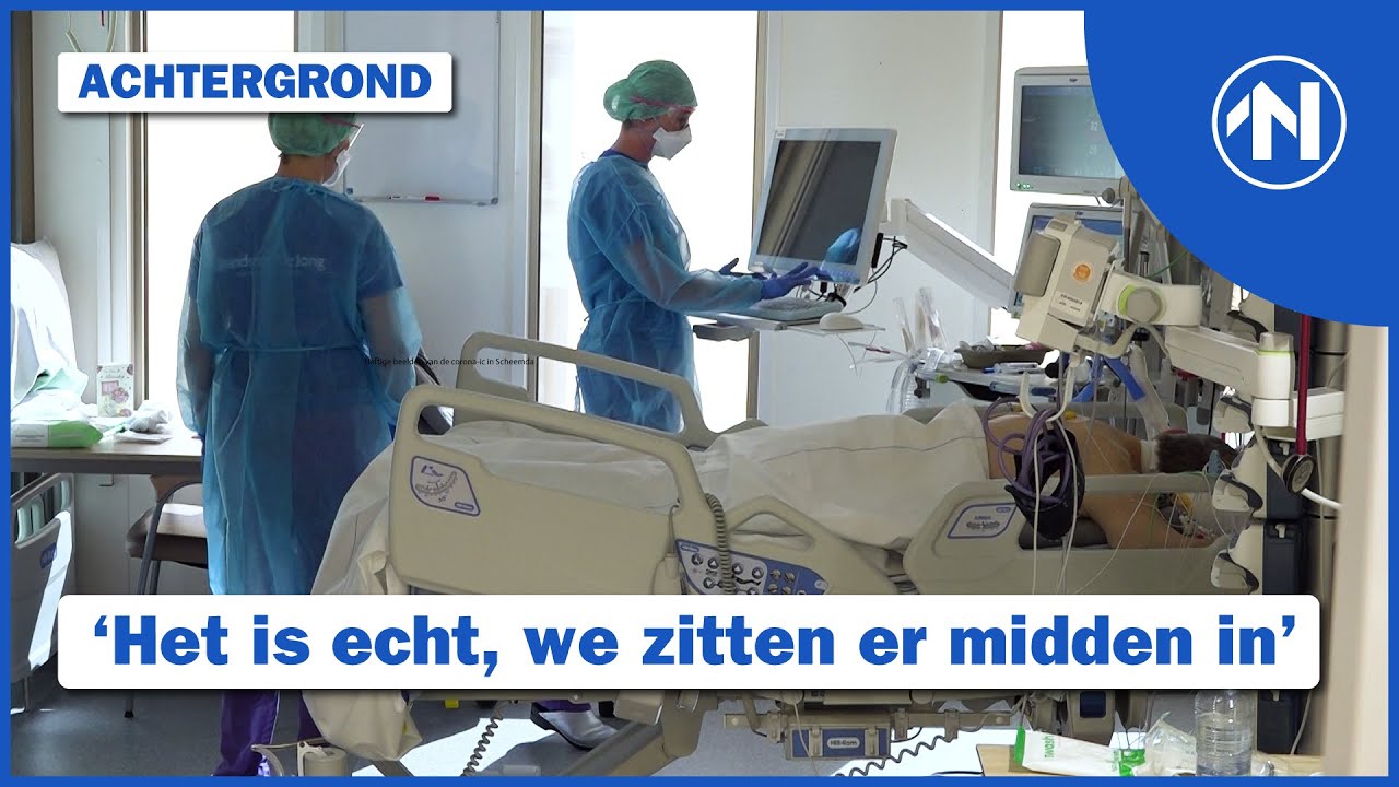 Indringende beelden van de corona-ic in Scheemda