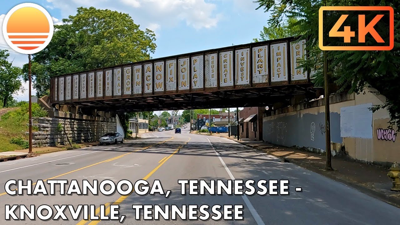 Chattanooga, Tennessee to Knoxville, Tennessee! Drive with me in Tennessee!