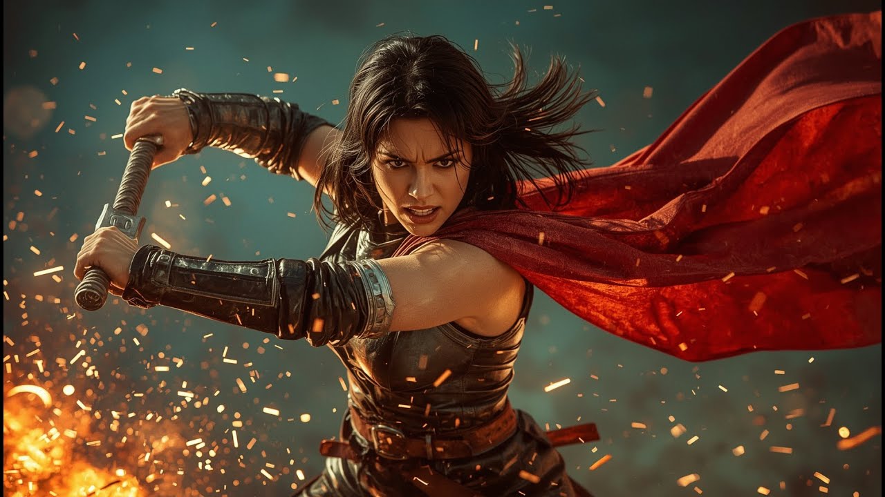 Never Stop Fight - Epic Rock Music Video | Warrior Woman | 12th MoonLight